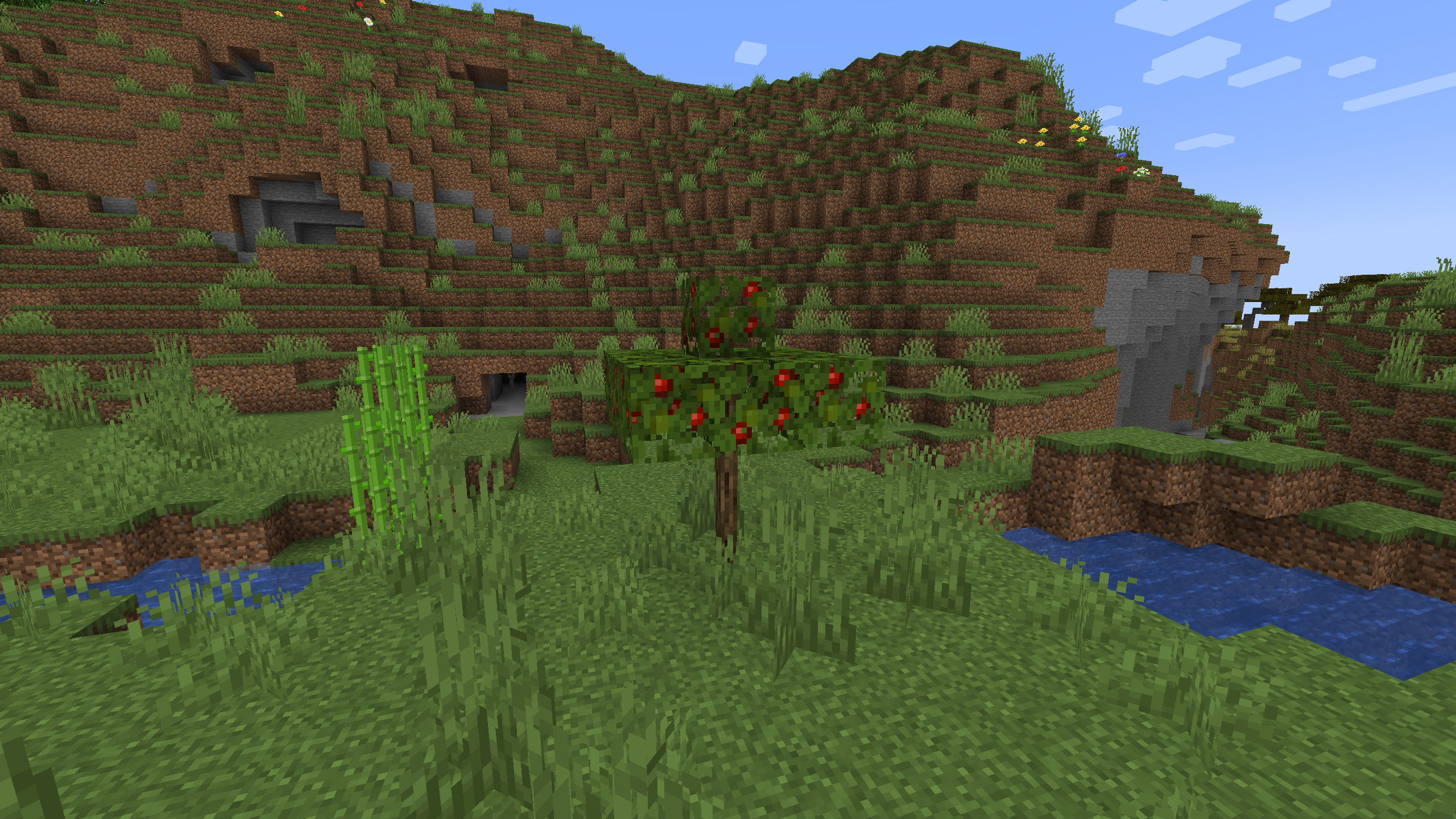 Фруктовые деревья в Minecraft с модом Simple Farming