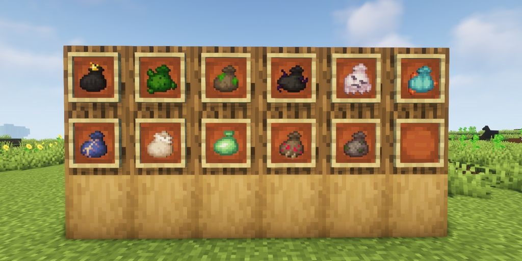 Главный герой Minecraft в Хэллоуинском антураже с модом Trick or Treat