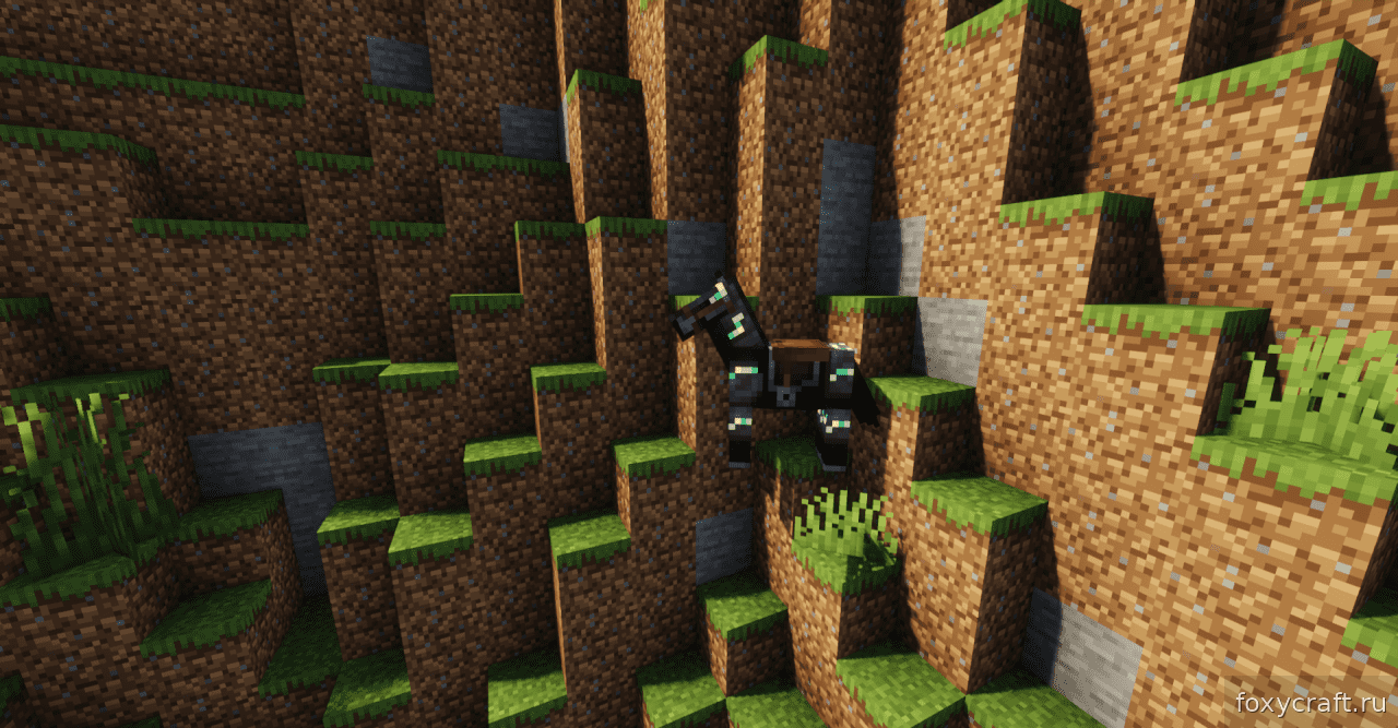 Сравнение стандартной и улучшенной брони лошадей в Minecraft