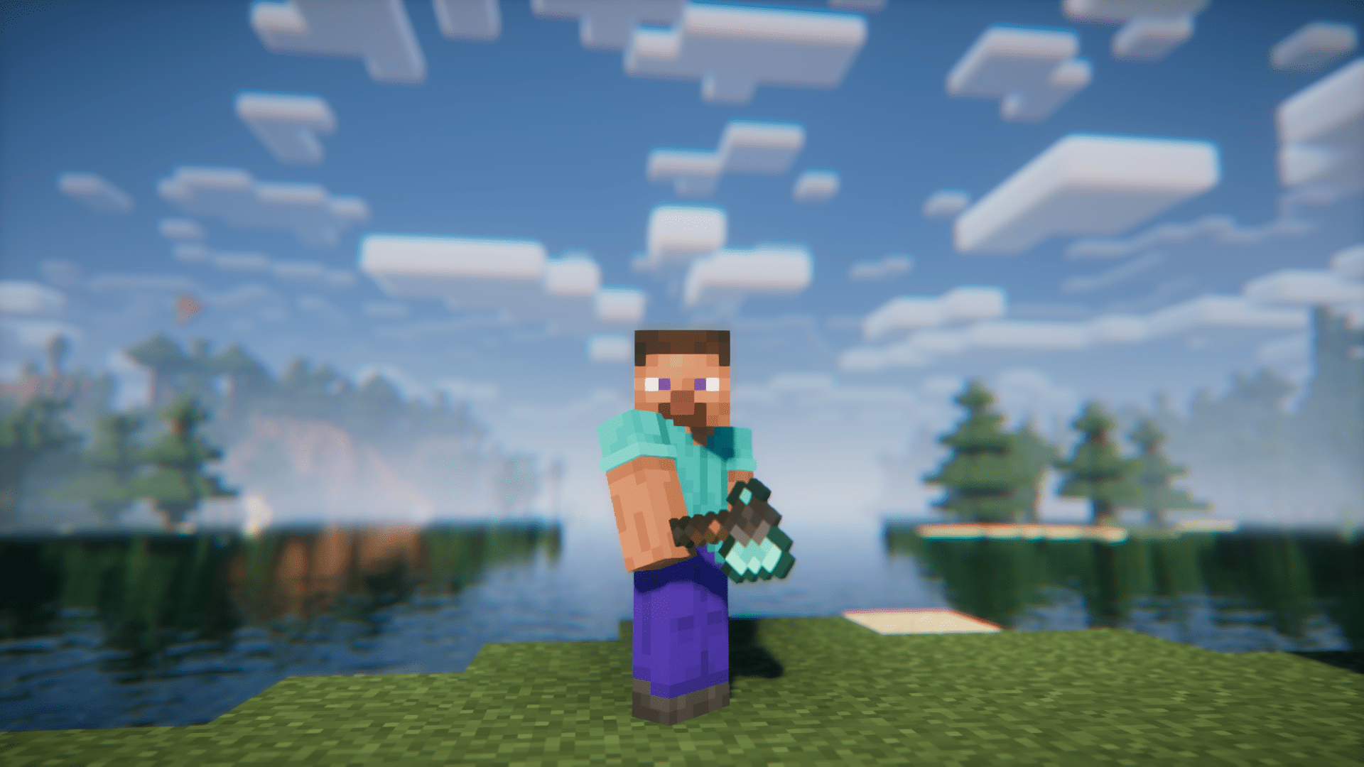 Интерфейс настройки тримов для инструментов в Minecraft