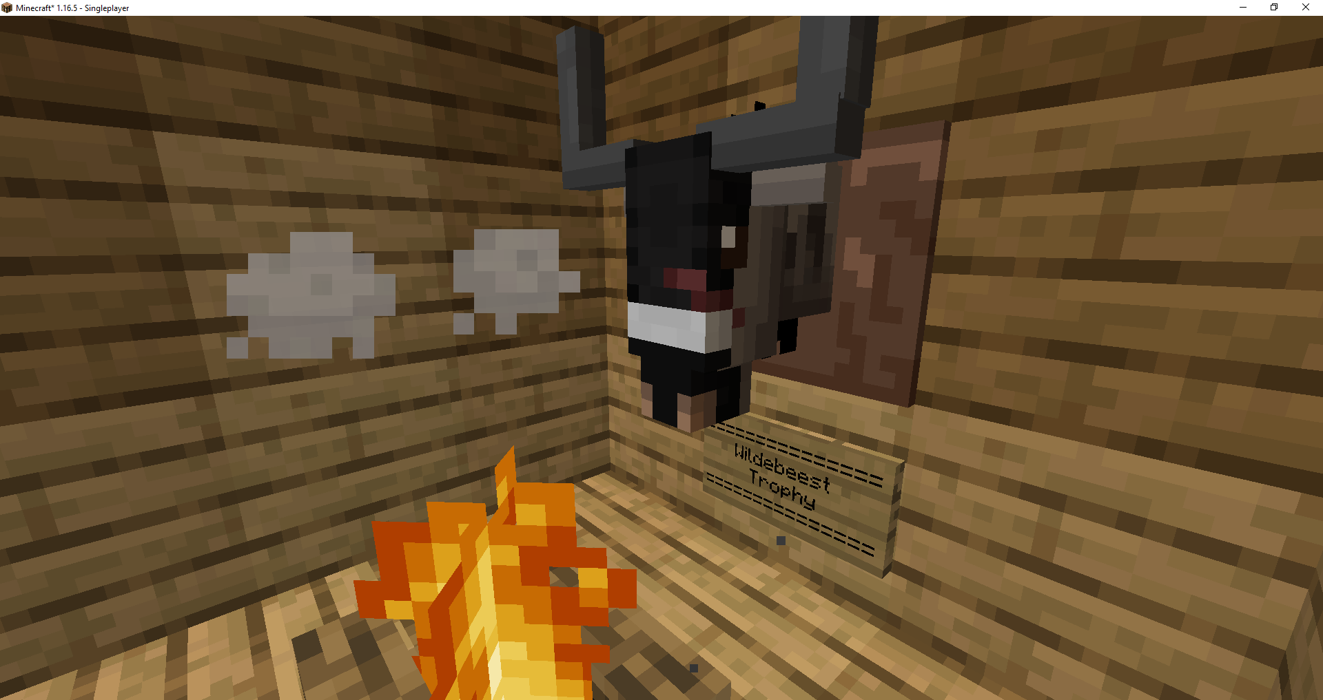 Игрок строит огромный замок из блоков в креативном режиме Minecraft