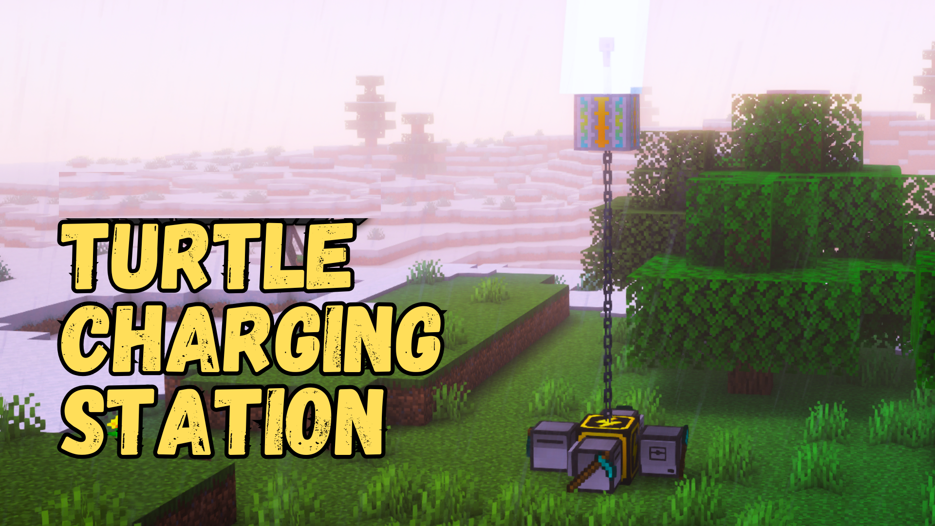 Turtle Charging Station для Minecraft 1.21.1