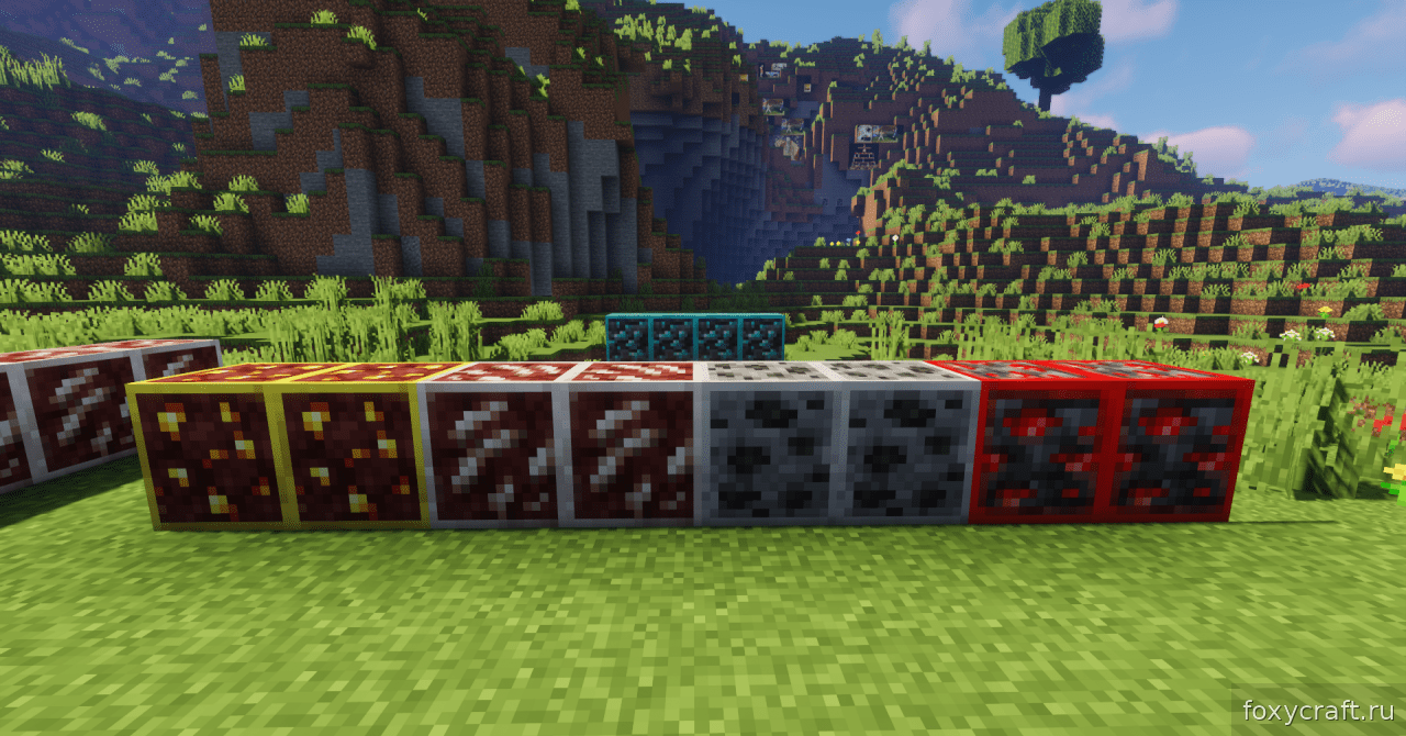 Игрок Minecraft добывает подсвеченную алмазную руду с помощью кирки