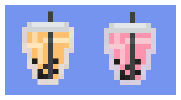 Разнообразие напитков в моде Create Cafe для Minecraft 1.16.5