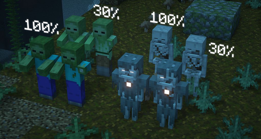 Детализированные текстуры блоков и окружения в Ultimacraft для реалистичного геймплея