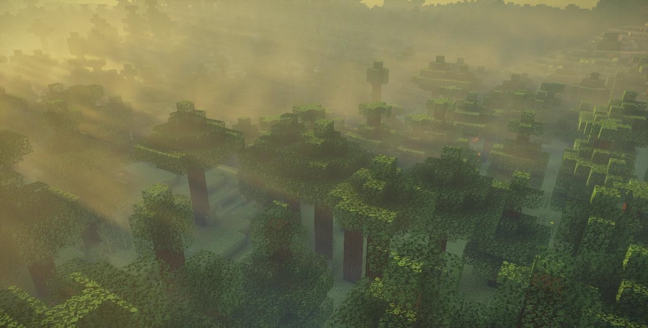 Реалистичная вода и отражения в Minecraft с шейдерами Ultimate