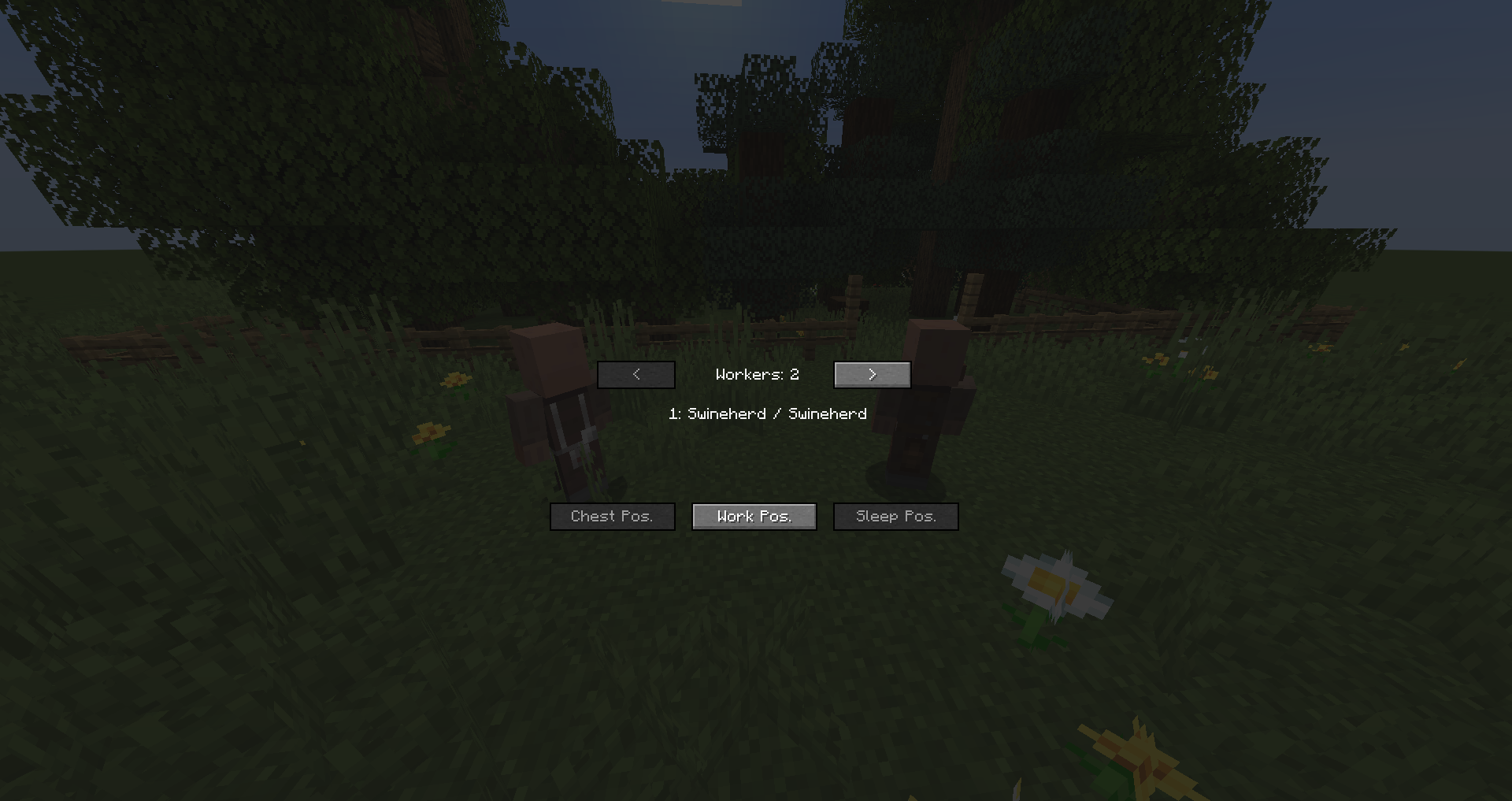 Скриншот мультиплеерного сервера в Minecraft