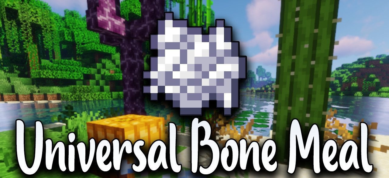 Universal Bone Meal для Minecraft 1.21.4