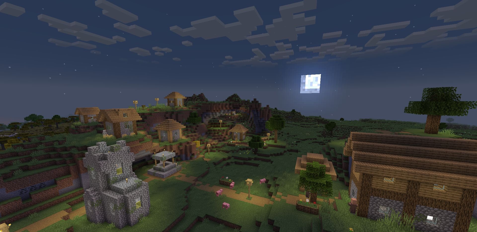 Настройки шейдеров в меню Minecraft с активированным Universalis Shaders