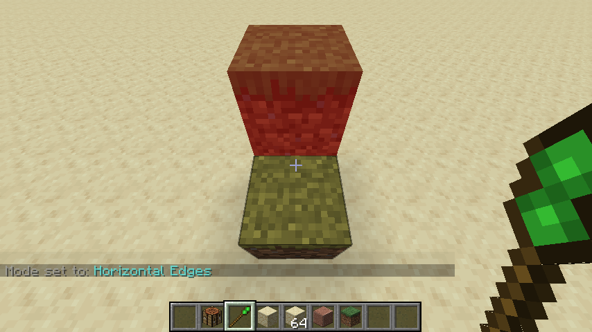 Интерфейс настройки жезлов Diagonalization в Minecraft