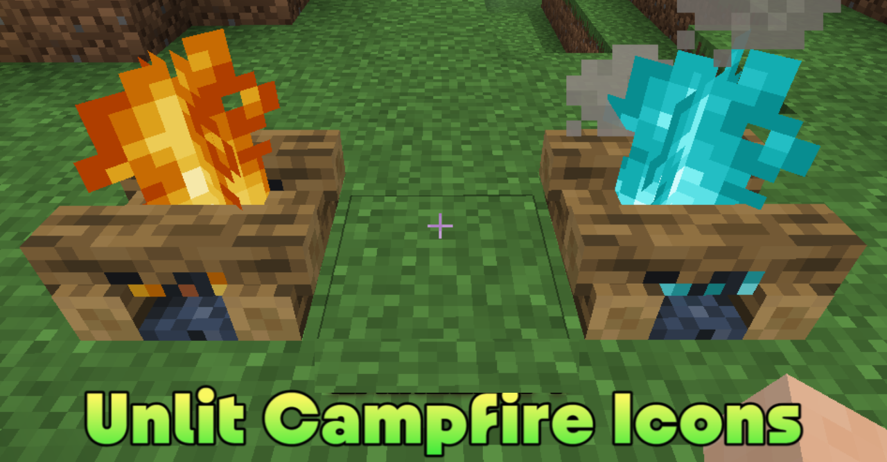 Unlit Campfire Icons  1.21.1