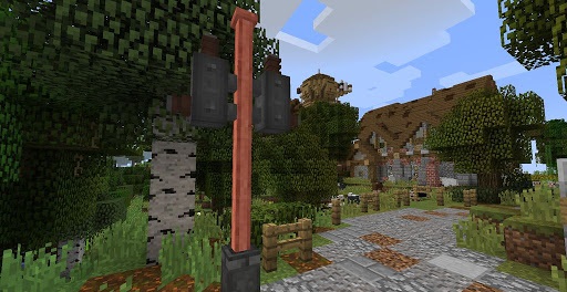 Новые бамбуковые блоки и подвесные знаки в Minecraft 1.20