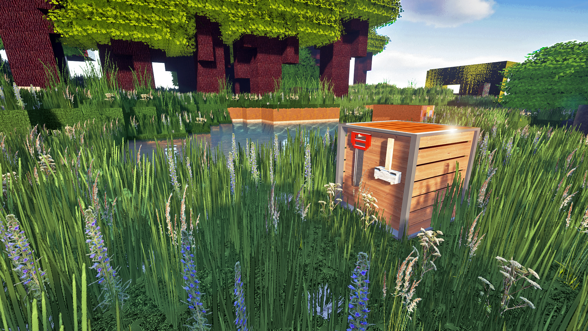 Крафтинговая сетка с рецептами верстака и печи в Minecraft