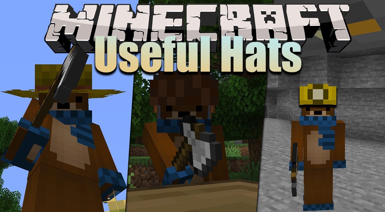 Useful Hats для Minecraft 1.21.5