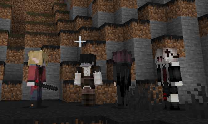 Вампиры в Minecraft с уникальными текстурами и анимациями