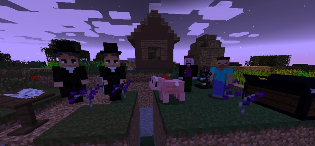 Игровой процесс Vampirism Mod: вампир сражается с охотниками