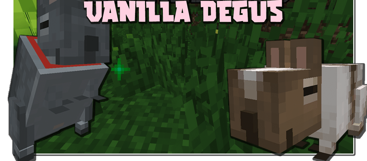 Vanilla Degus для Minecraft 1.20.6
