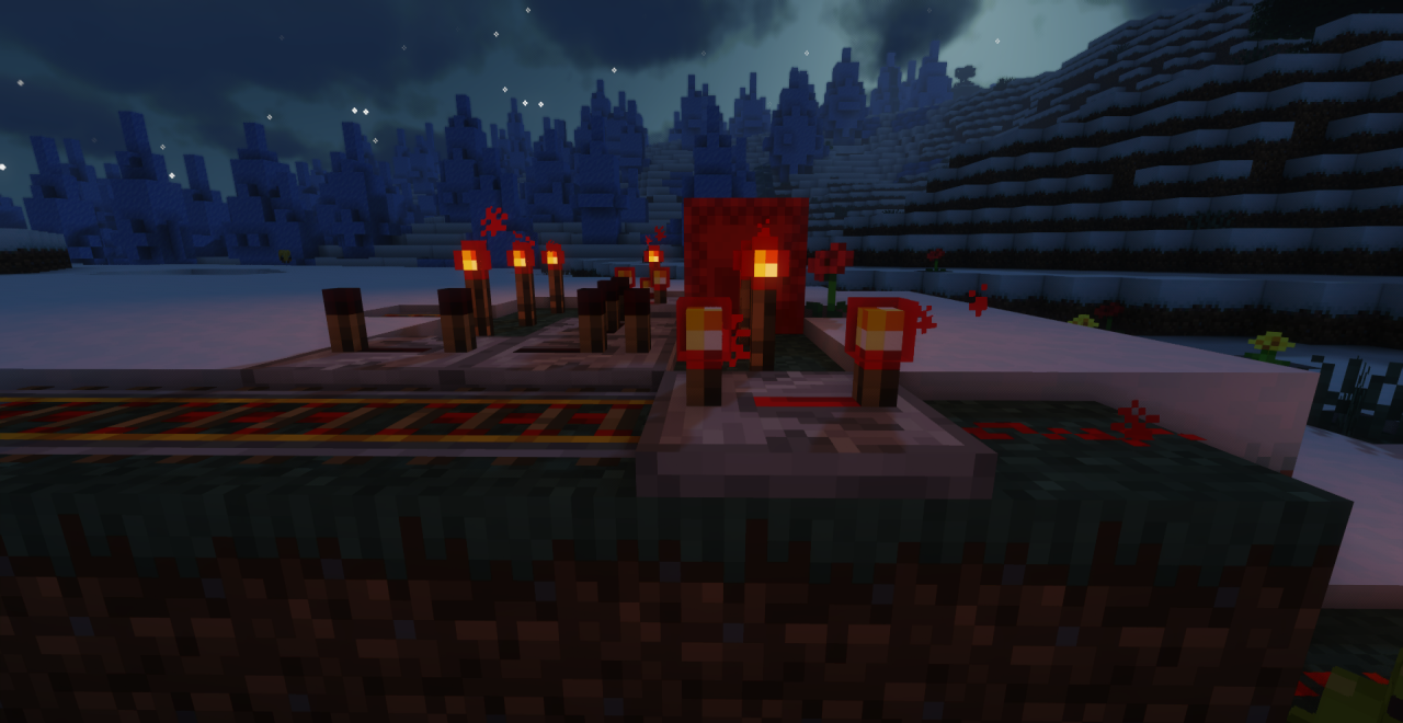 Сравнение обычных и светящихся мобов в Minecraft с ресурс-паком Vanilla Emissives