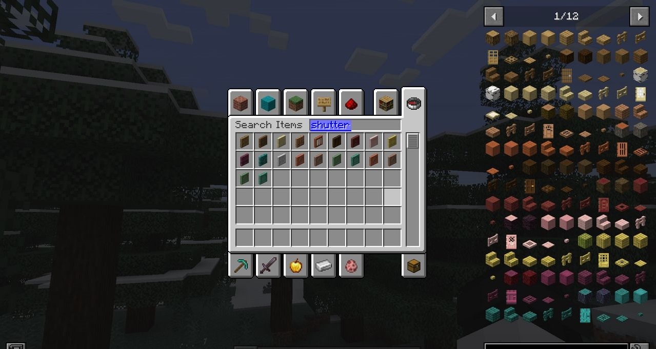 Vanilla Shutters для Minecraft 1.21