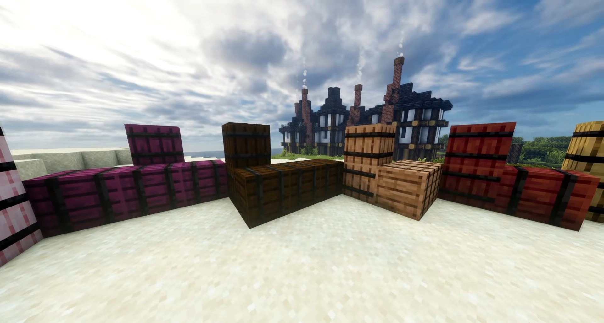 Variant Barrels для Minecraft 1.21.1