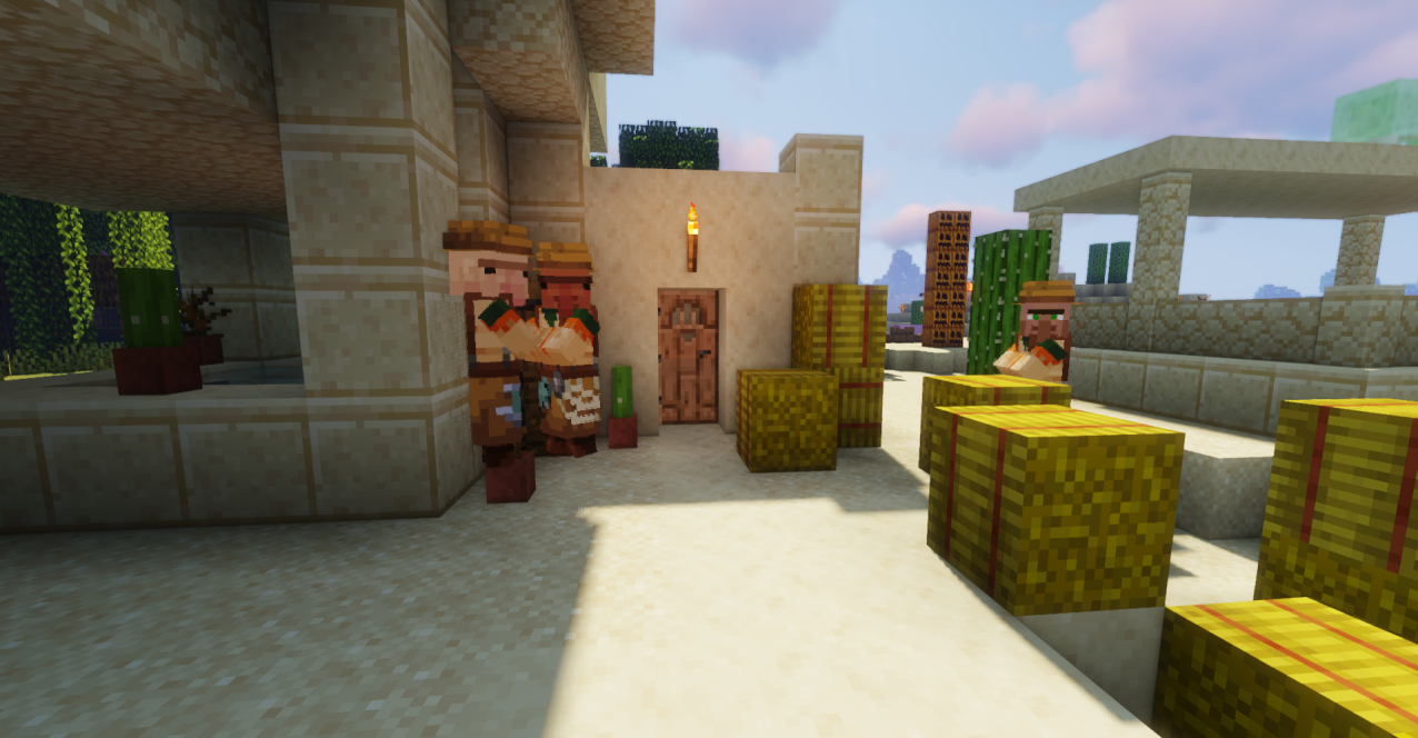Красивый лесной биом в Minecraft с густой растительностью и озерами
