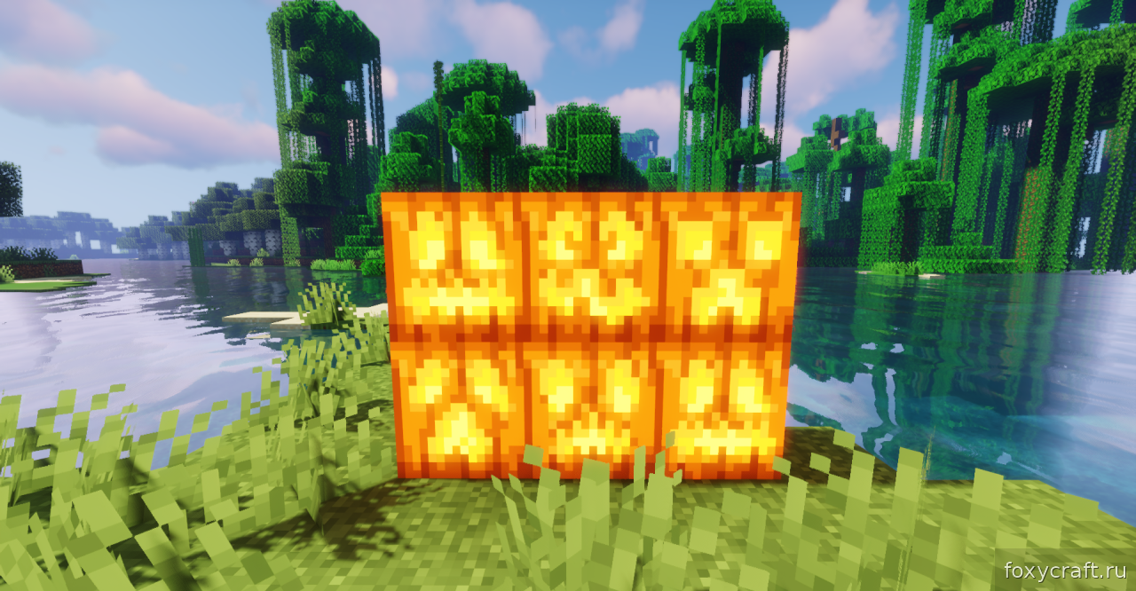 Разнообразные тыквенные фонари в Minecraft для украшения интерьера