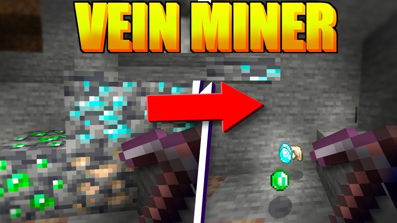 Veinminer для Minecraft 1.21.5