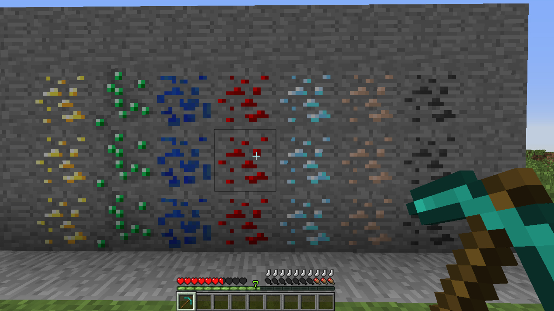 Интерфейс настроек мода VeinMiner в Minecraft