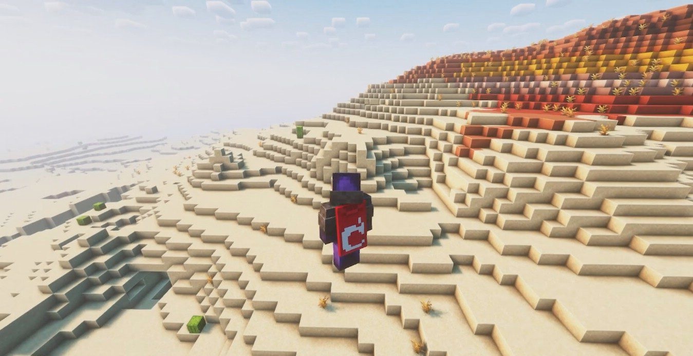 Разные варианты накидок из VictorKohler’s Capes в инвентаре Minecraft