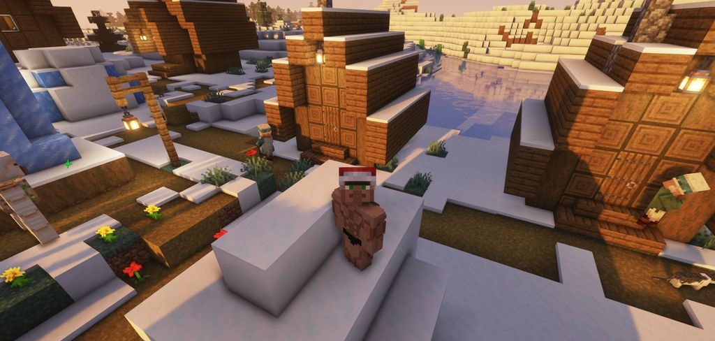 Генерация мира с Village Spawn Point и бонусным сундуком в деревне
