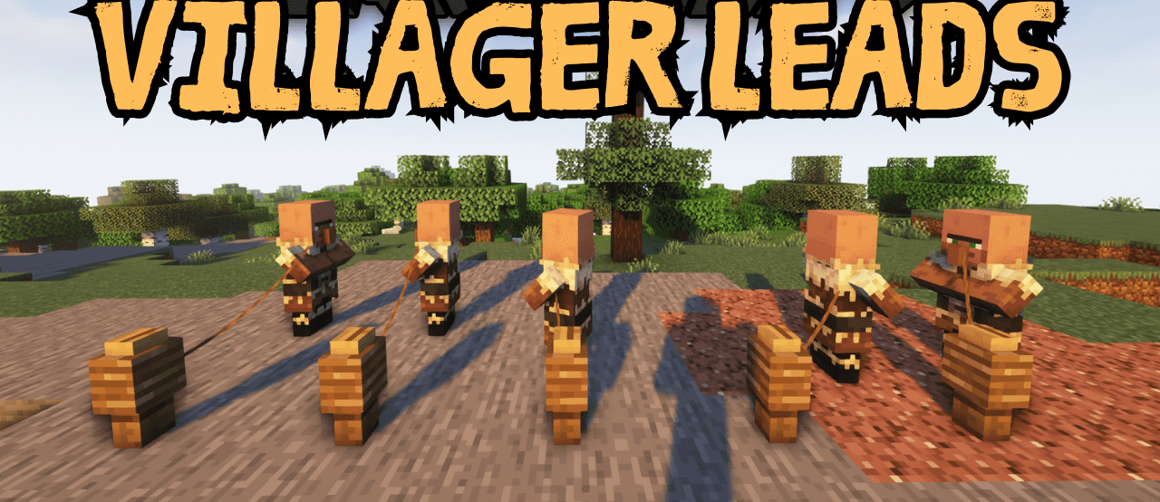 Villager Leads для Minecraft 1.21.4