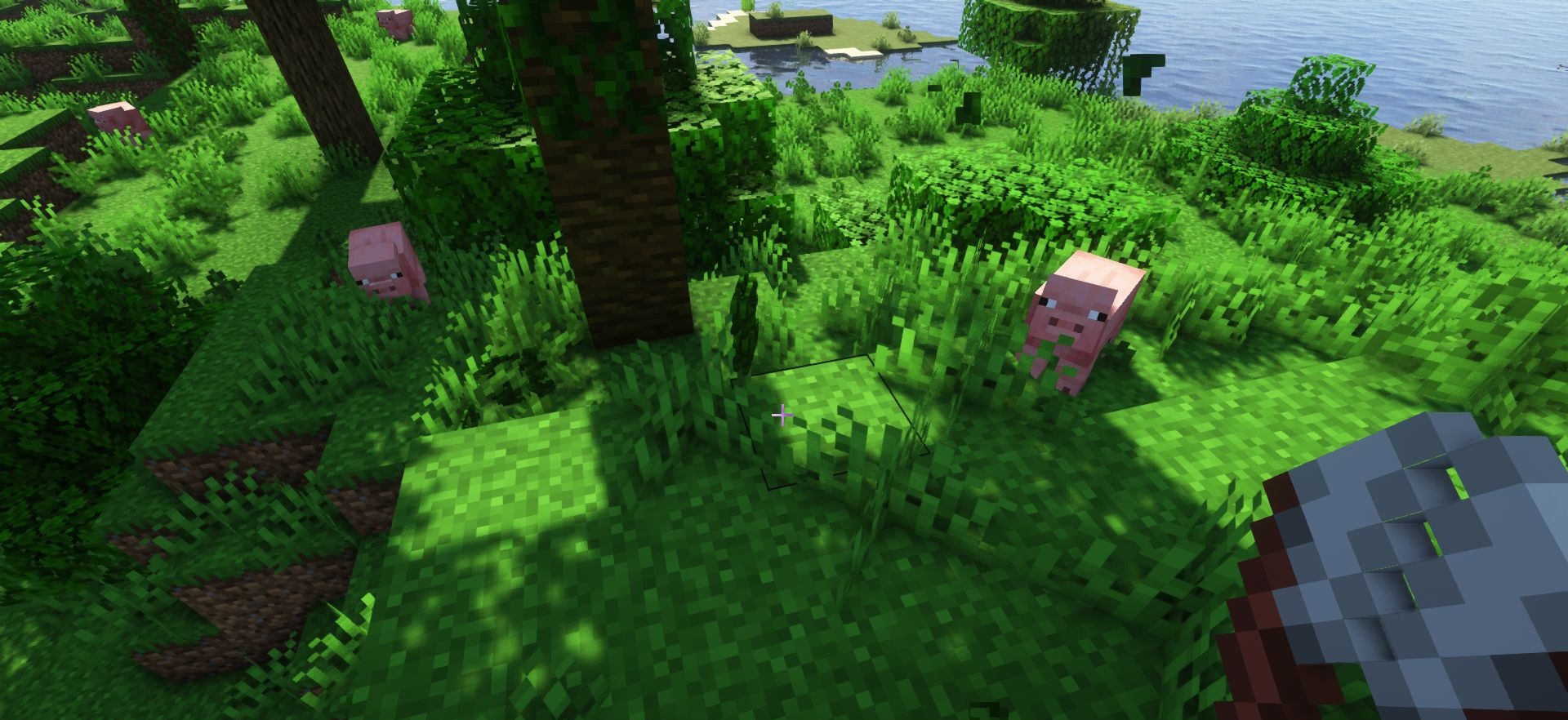 Игроки на сервере Minecraft в режиме Bed Wars