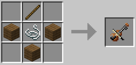 Скрипка в Minecraft с реалистичной текстурой дерева
