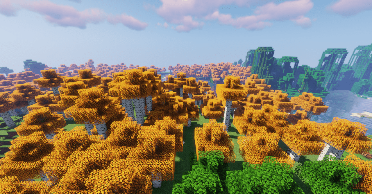 Сравнение стандартных и улучшенных текстур Vulpes Vanilla в Minecraft