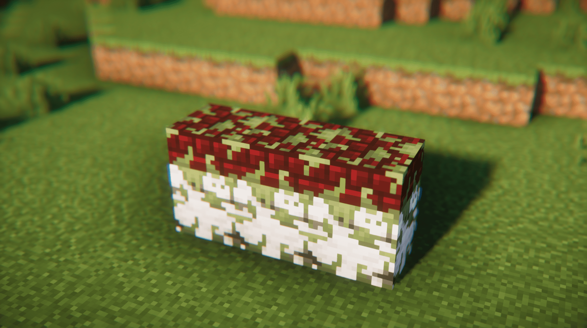 Готовые постройки с использованием мшистых блоков из Waffle’s Moss