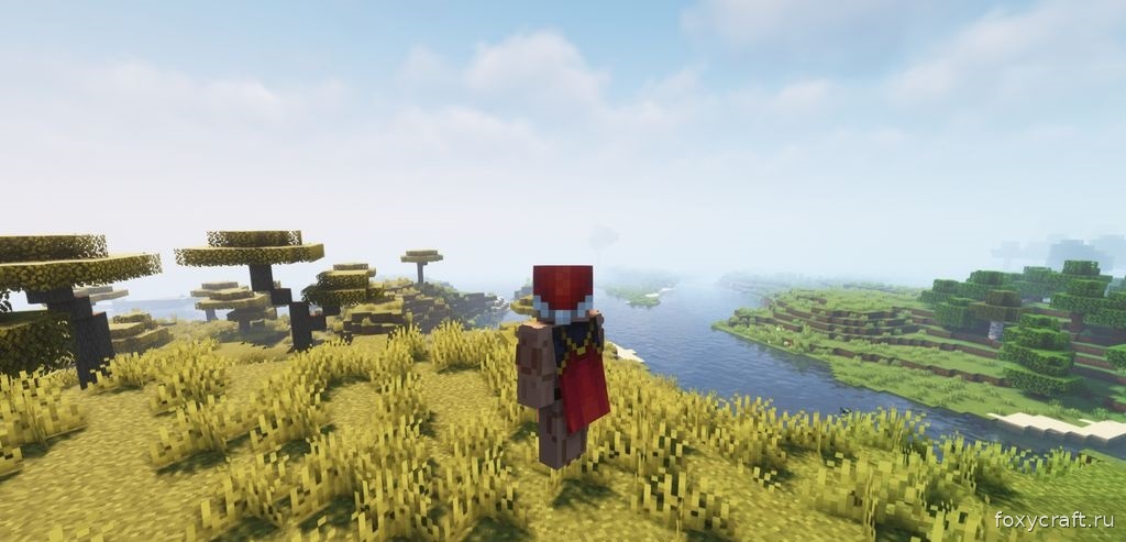 Меню настроек физики плаща в моде Wavey Capes