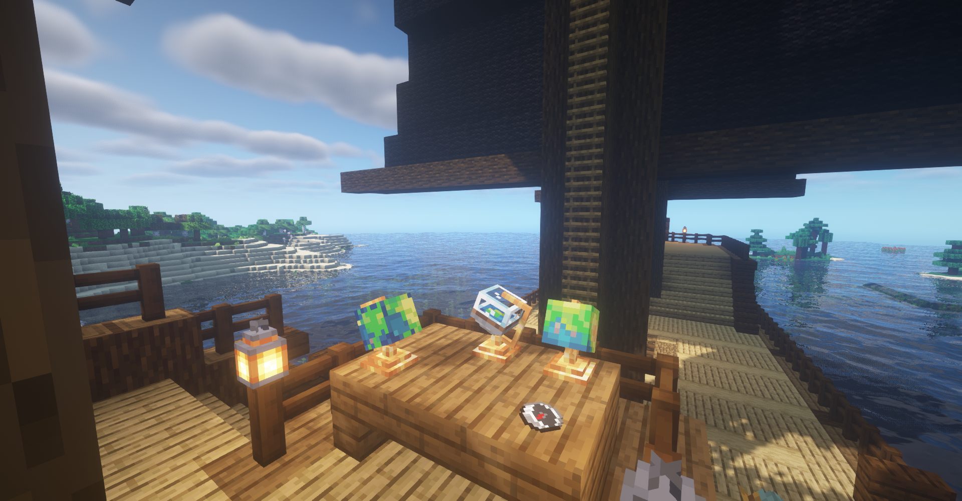 Сравнение ванильного Minecraft и версии с установленным Supplementaries