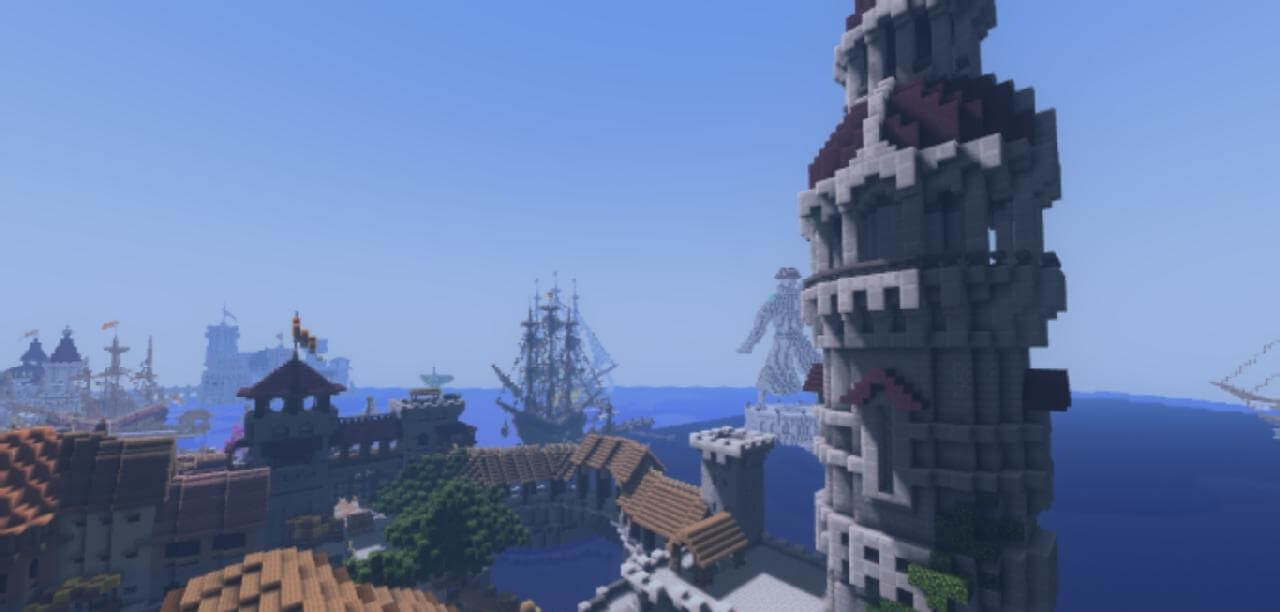 Сравнение стандартной графики Minecraft и улучшенной версии с шейдерами Windom