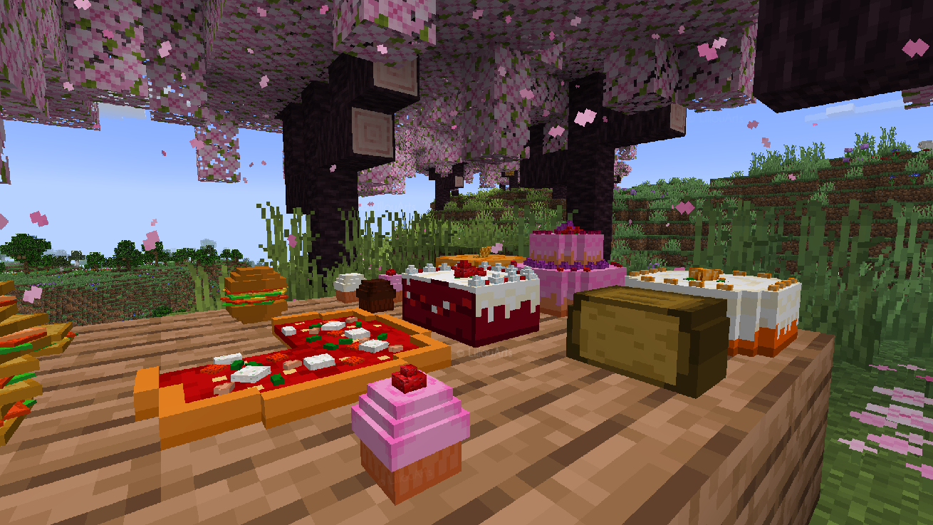 Стандартный вид Minecraft без модов и шейдеров