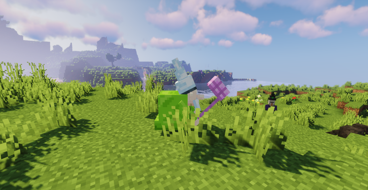Гномы в деревне Minecraft с уникальными текстурами