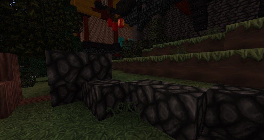 Готический замок в Minecraft с использованием Wolfhound Dungeon Resource Pack