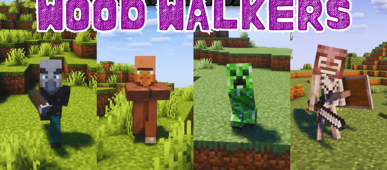 Wood Walkers для Minecraft 1.21.4