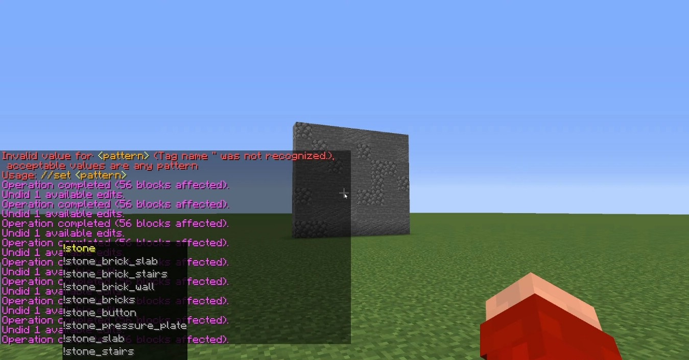 Пример использования WorldEdit для создания сложных структур в Minecraft