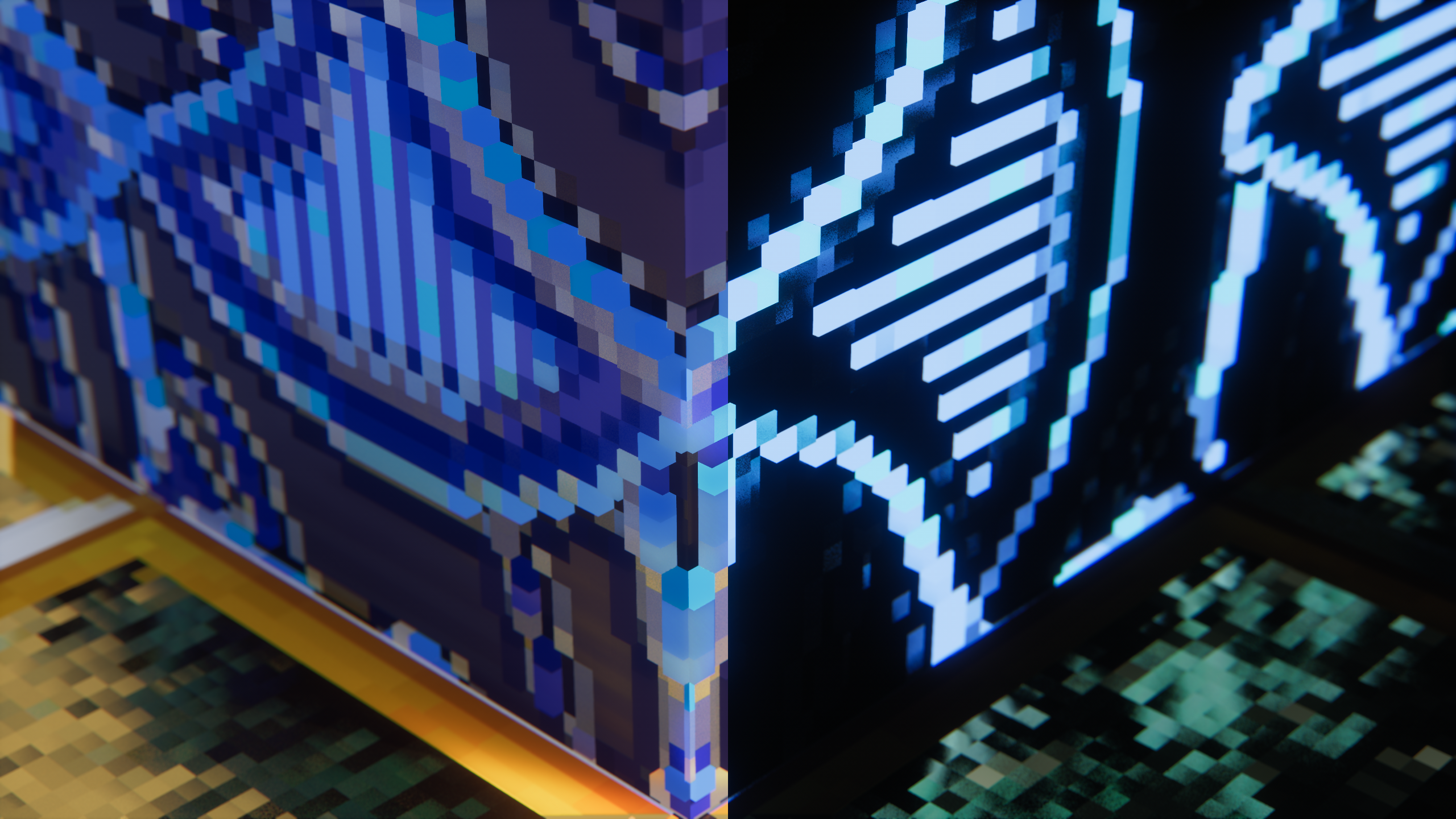 Красивая постройка в Minecraft в стиле фэнтези