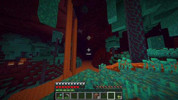 Реалистичная анимация броска предмета в Minecraft