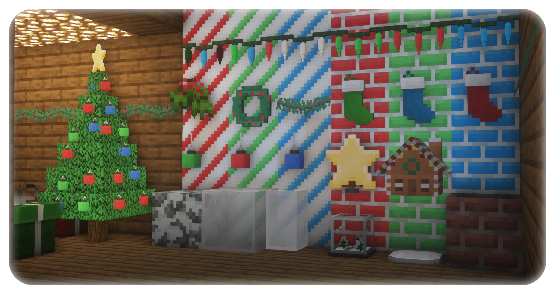 Интерфейс верстака в Minecraft с рецептами крафта