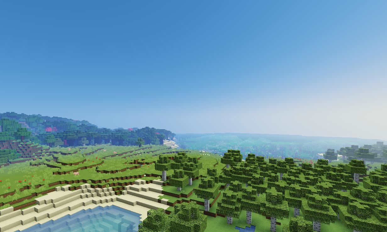 Реалистичная вода и отражения в Minecraft с модом YoFPS Shader