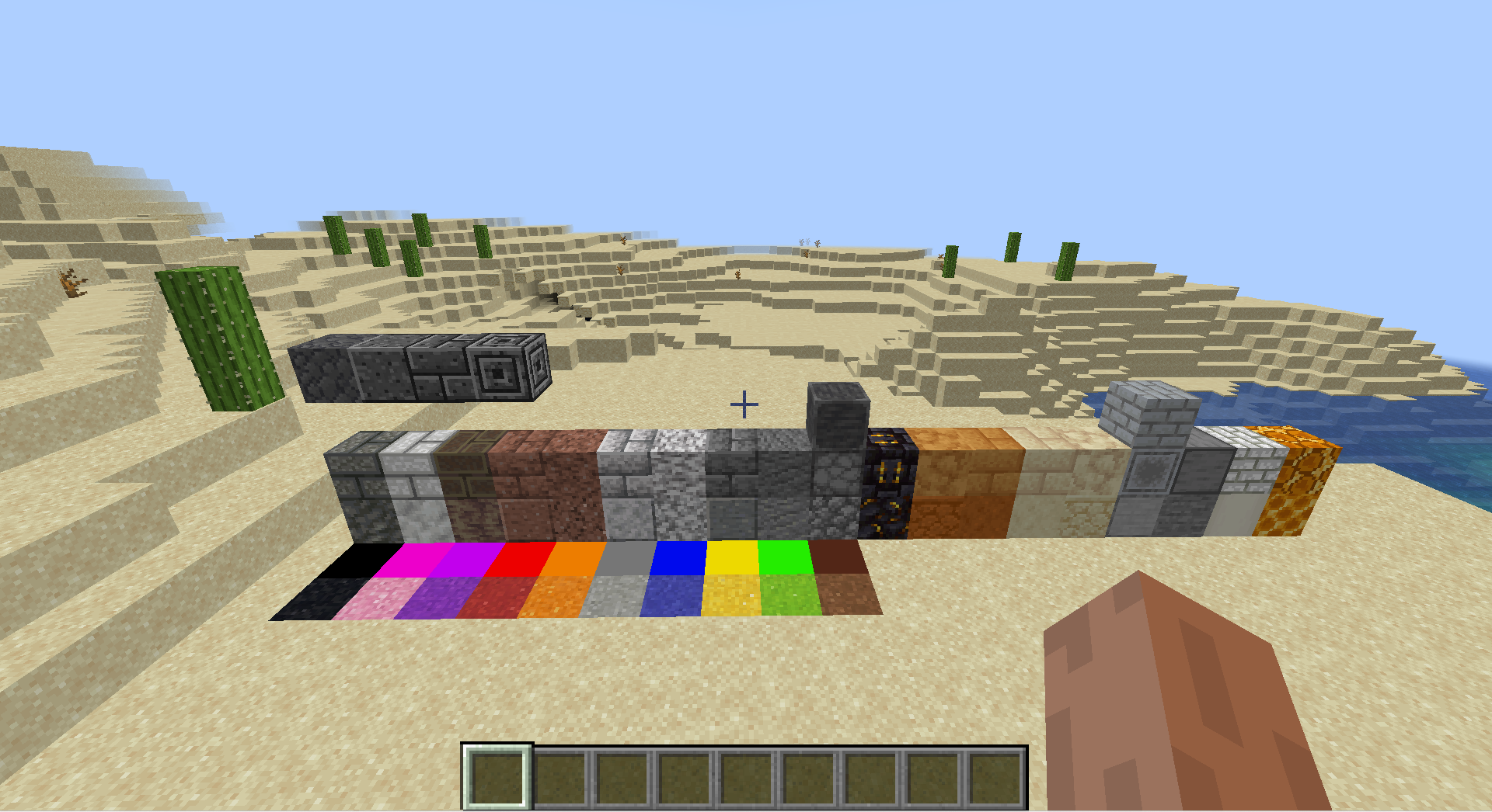 Пример крафта верстака и инструментов в Minecraft