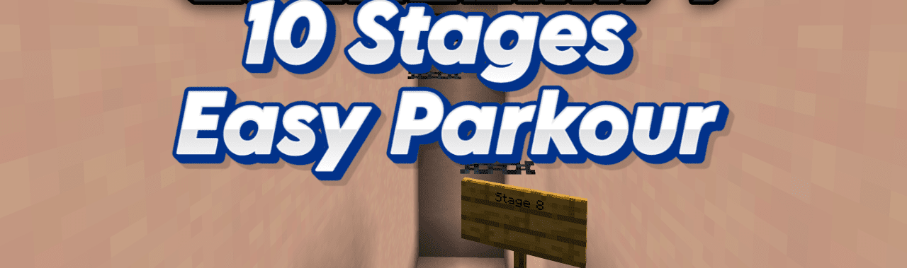 10 Stages Easy Parkour | Карта Майнкрафт