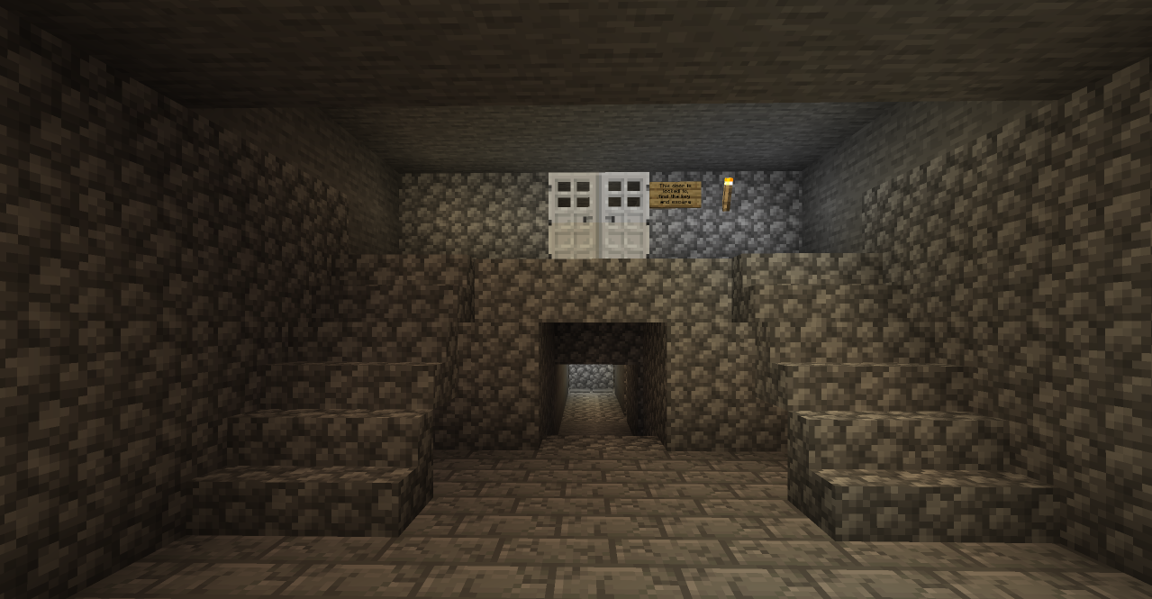 Завершающая головоломка в карте Amnesia Adventure для Minecraft